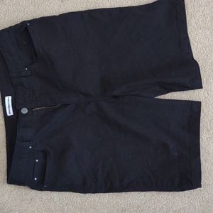 Black shorts in size 14
